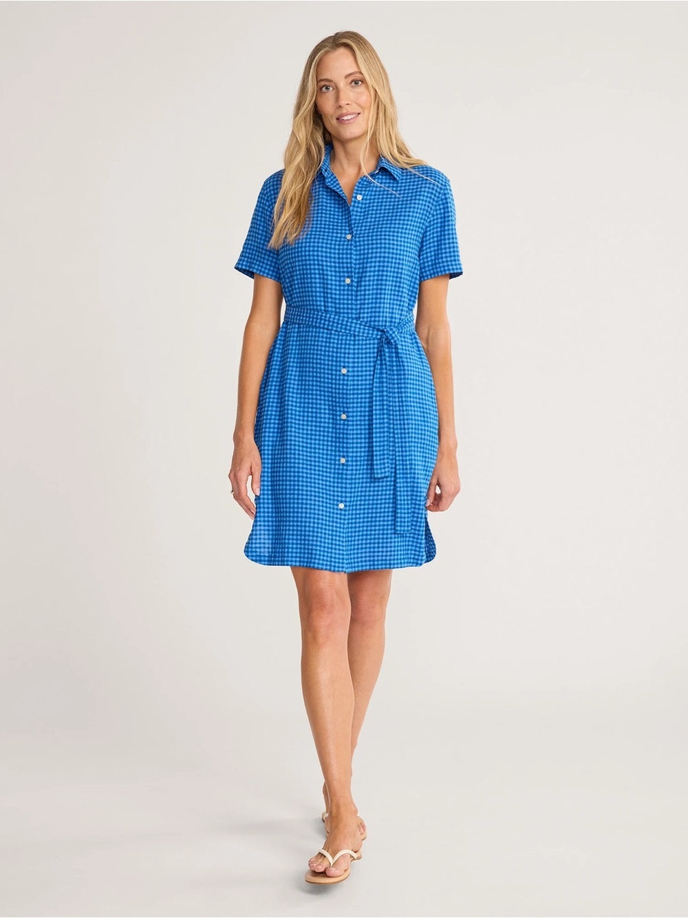 Pendleton Women's Charlotte‎ Shirt Dress in Blue Check NWT SZ SMALL